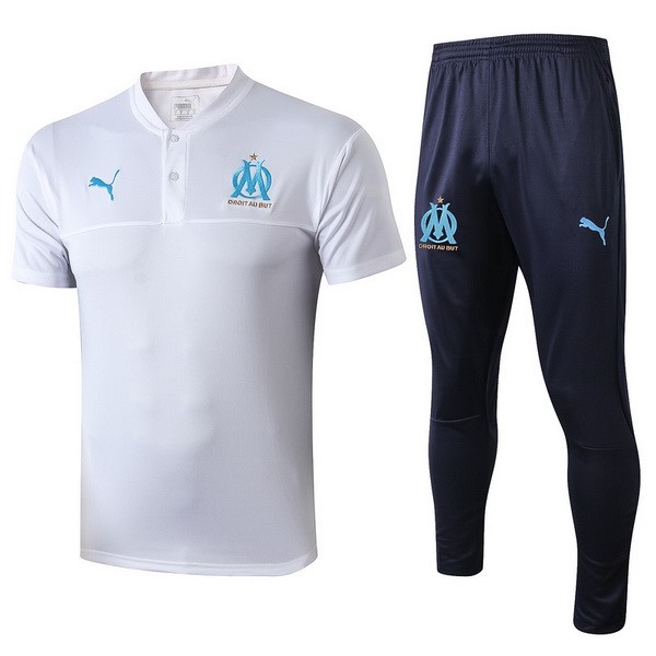 Polo Marsella Conjunto Completo 2019-2020 Blanco